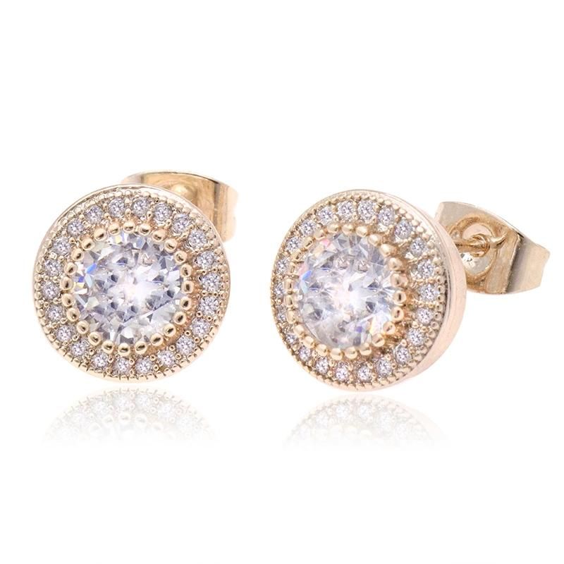 Latest Design Women′s Fine Jewelry Fashion Cubic Zirconia Earrings