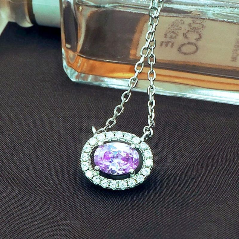 925 Sterling Sliver Topaz/Amethyst Earring Stud Fashion Jewellery/Accessories for Women