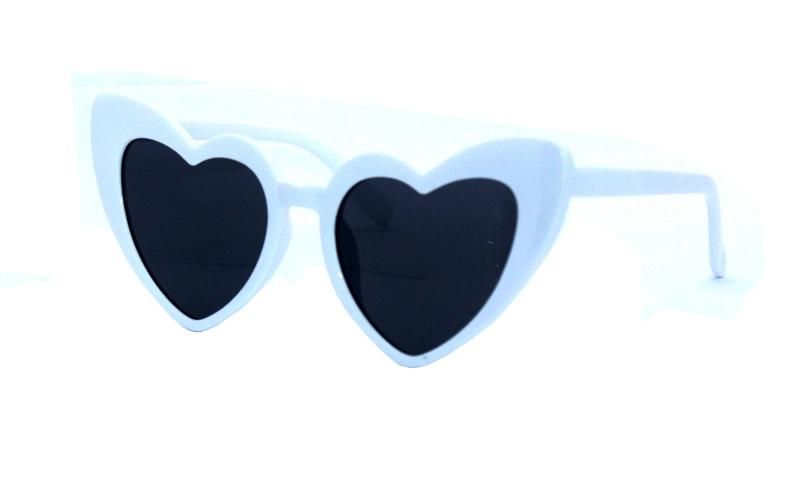 Plastic Frame Affordable Heart Shape Kids Sunglasses/Party Eyewear