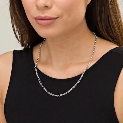 Stainless Steel Chain Bulk Gold Necklace Chain Rolo Strong Link Chain for Bracelet Jewelry Making Accessories DIY Chain