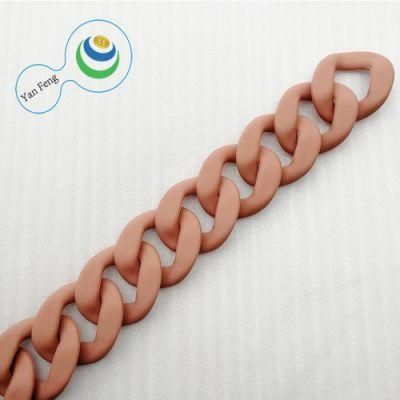 21.5mm New Pure Color Design Series Ornament Chain Plastic Chain (YF292-19)