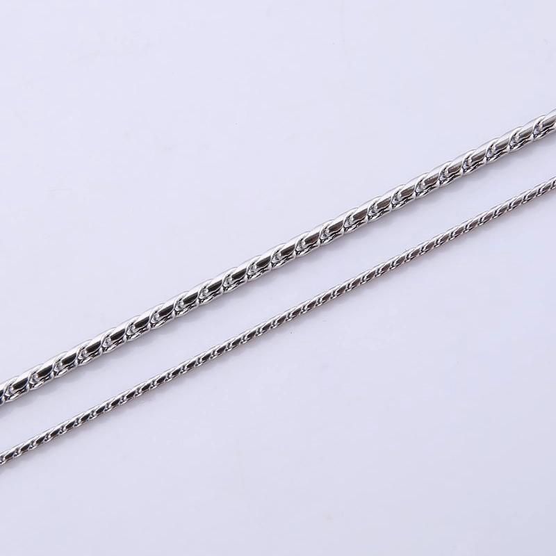 Fashion Stainless Steel Cobra Chain Jewelry Necklace for Women