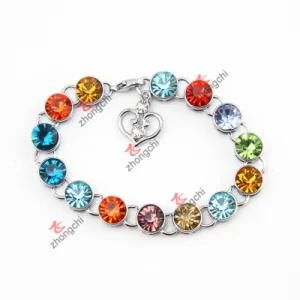Fashion Girls Alloy Bracelets Chains with Crystal for Love Gifts (CBC50805)