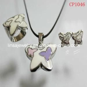 2013 Fashion Butterfly Design Stainless Steel Jewelry Sets