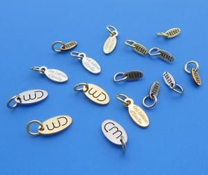 Personalized Engraved Logo Oval Shaped Jewelry Tags