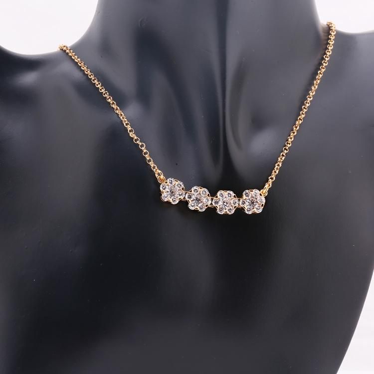 Costume Wholesale Fashion Imitation Gold Silver Stainless Steel Charm Jewelry with Earring Pendant Necklace Sets