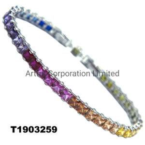 Good Selling 925 Sterling Silver Jewelry Tennis Bracelet