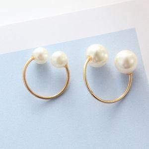 Fashion Jewelry Stainless Steel Women Finger Pearl Ring