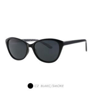 Acetate&Nylon Polarized Sunglasses, Ladies Vintage Fashion A19003-02