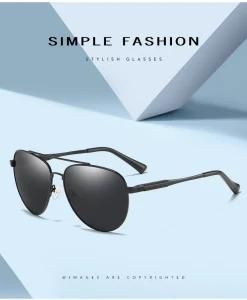 Double Bridge Polarized Colorful Driving Sunglasses Classic Square Sun Glasses