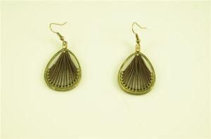 Alloy Earring with Cord String Wrapped