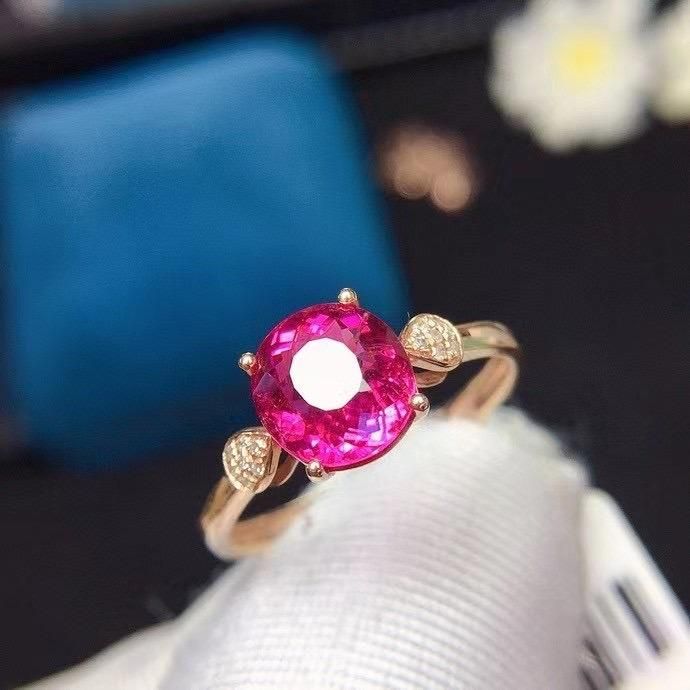 Rubellite Ring for Elegant Female China