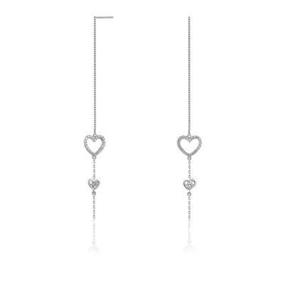 925 Silver Little Heart Earring for Christmas Promotion Sales
