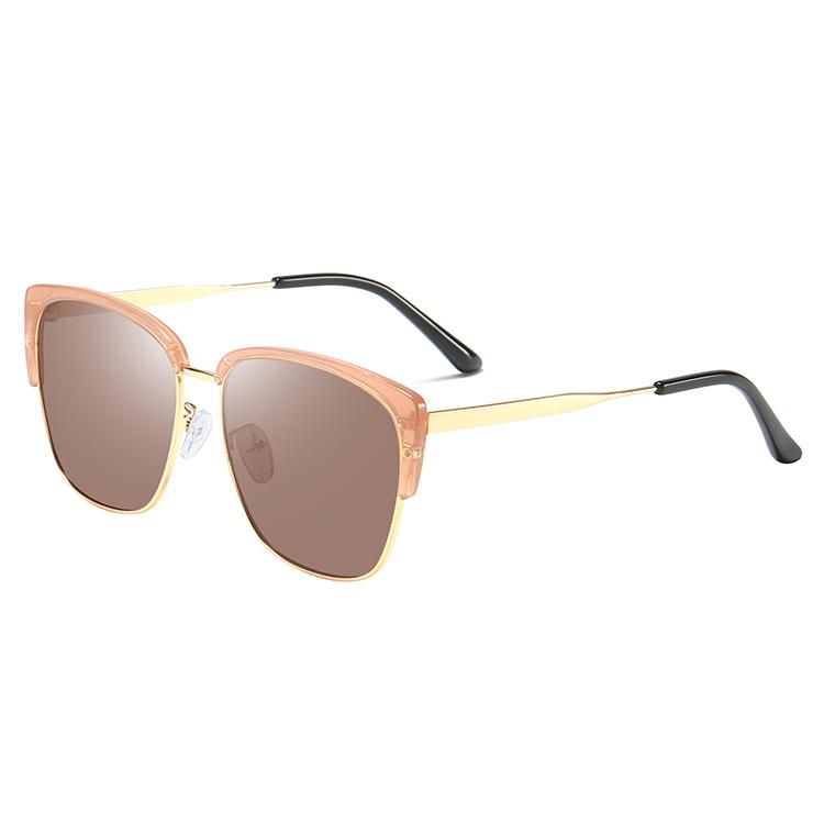 2019 Newly Square Shape Metal Mixture Sunglasses for Ready Made Goods