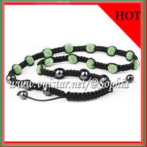 Green Crystal Bead Necklace