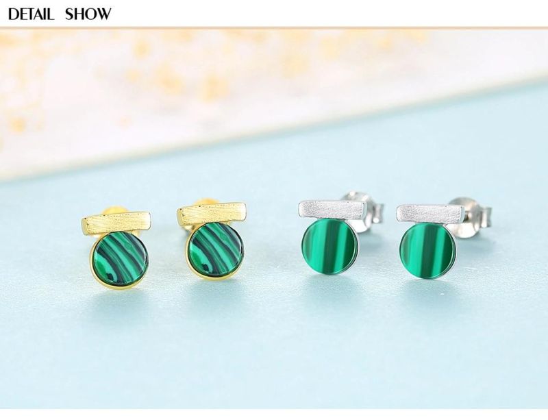 Jewelry Fashion Earring 925 Silver Ear Stud with Alexandrite