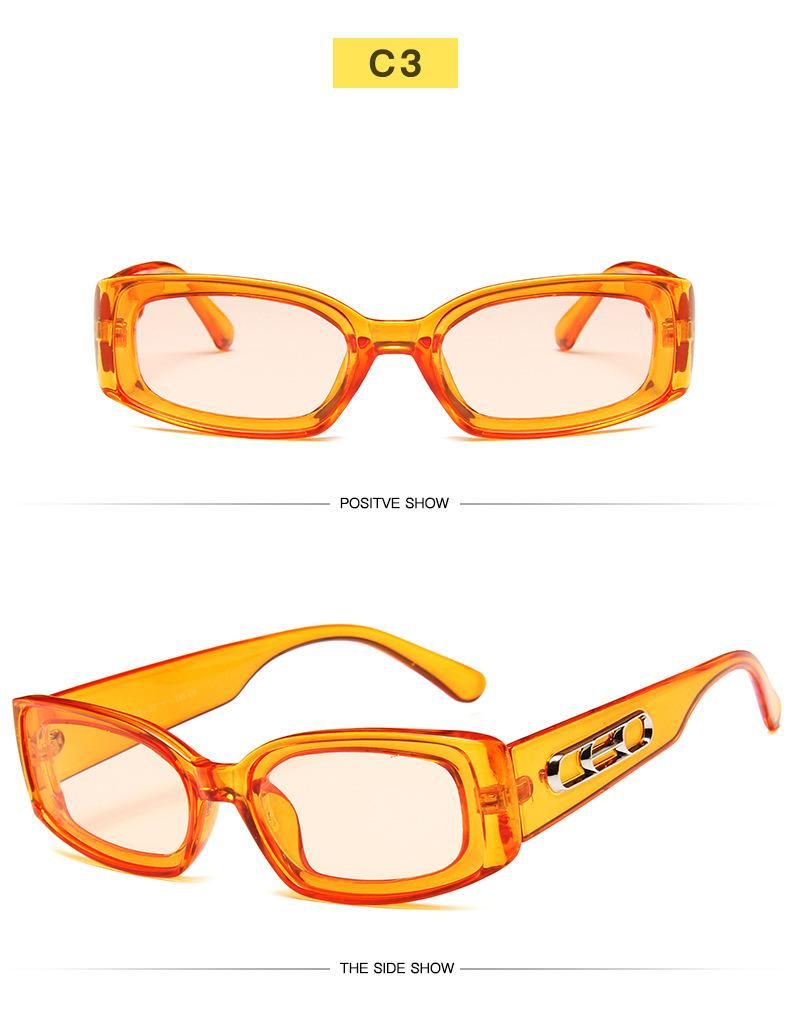 2020 Occident Style Retro Square Wide-Leg Sunglasses