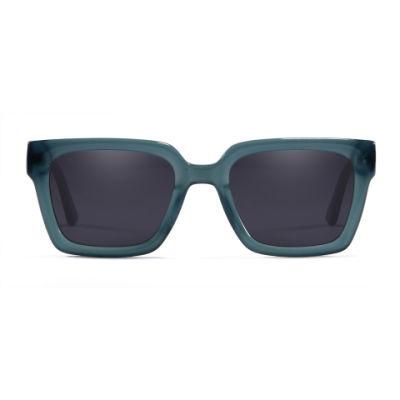 2022 Famous Designer Rectangular Summer Element Acetate High Quality Cr39 Sunglasses Fast Delivery