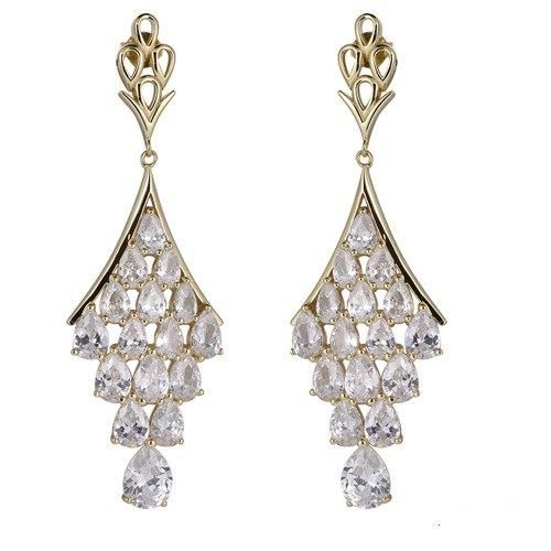 Fashion Party Female Silver or Brass Earring