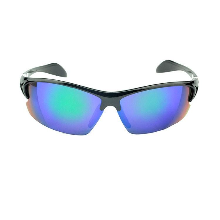Performance Shiny Black Sport Sunglasses