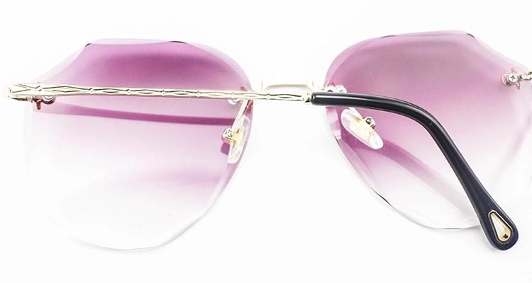 Flower-Shaped Ready Light Frameless Women Sunglasses