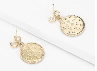 Fashion 2019 New Arrival Crystals, Bow Shape Stud Earring