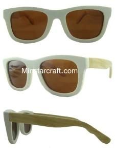 Custom UV400 Polarized Wooden Sunglasses for Wholesale
