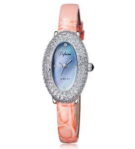 2015 Gift Jewelry Watch Pink Leather Strap