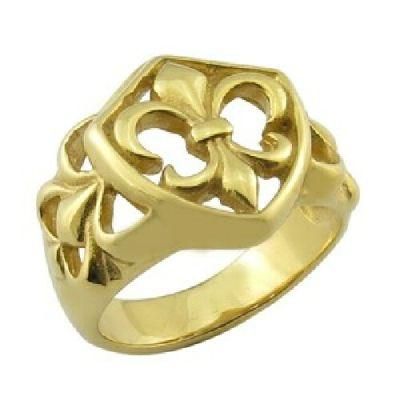 Gold Jewelry Golden Ring Stainless Steel Ring