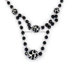 Fashion Jewellery - Black Beads Necklace (HN1A633)