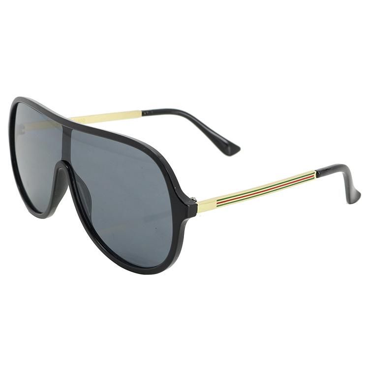 2020 Stylish One Piece Metal Temple Fashion Sunglasses
