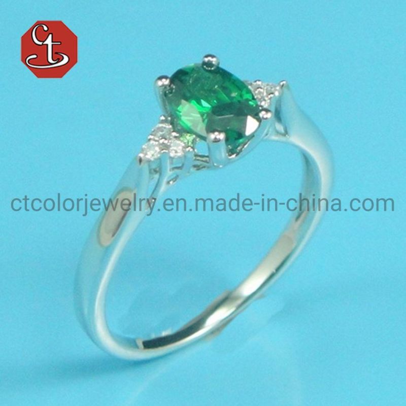 Cute Female Small MQ Stone Ring Fashion Promise Love Engagement Ring Light Sky Blue CZ Cubic Zircon Wedding Rings For Women