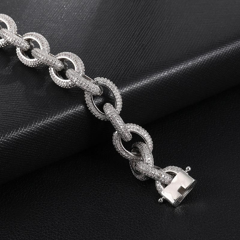 Personality Fashion Copper Unisex Adjustable Diamond Wristband Bracelet