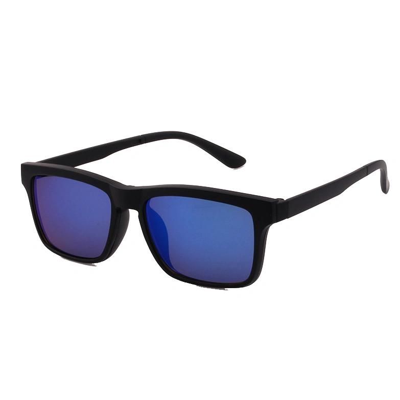2017 Hot Selling Square Shape Clip on Sunglasses