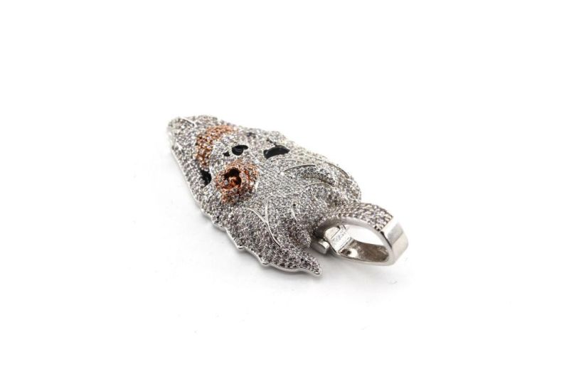 Hip Hop Jewelry Cuban Chain Pendant Crystal Skull Necklace