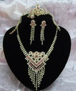 4PC Rhinestone CZ Jewelry Set (Y-4)