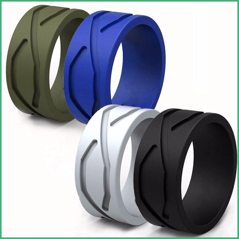 Customzied Fashion High Quality Silicone Fashion Ring for Promotional Gifts