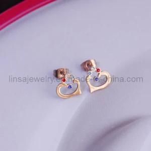 Heart Design Stainless Steel Earring (SE003)