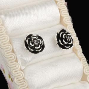 Fashion Handcrafted Rose Flower Earring Studs
