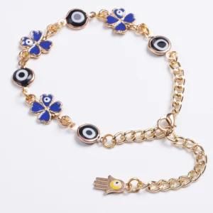 Wholesale Evil Eye Blue Eye with Hamsa Fashion Lucky Bracelet for Girls