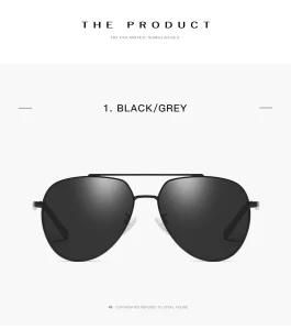 Classic Men&prime;s Polarized Sunglasses Spring Leg UV400 Driving Eyewear