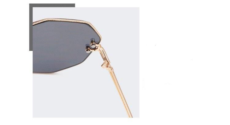 2019 Rectangle Shape Ready Made Stainless Sunglasses