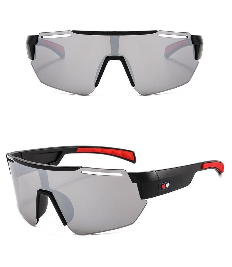 Men′s Cycling Glasses Large Frame Windproof Sprot Sunglasses