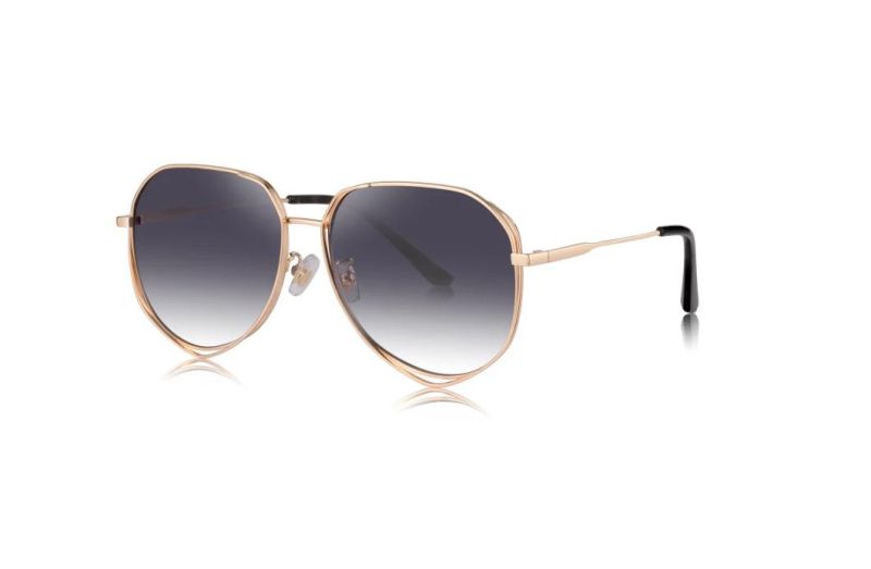 2020 Ready Made Designer Pilot Metal Fashion Sunglasses