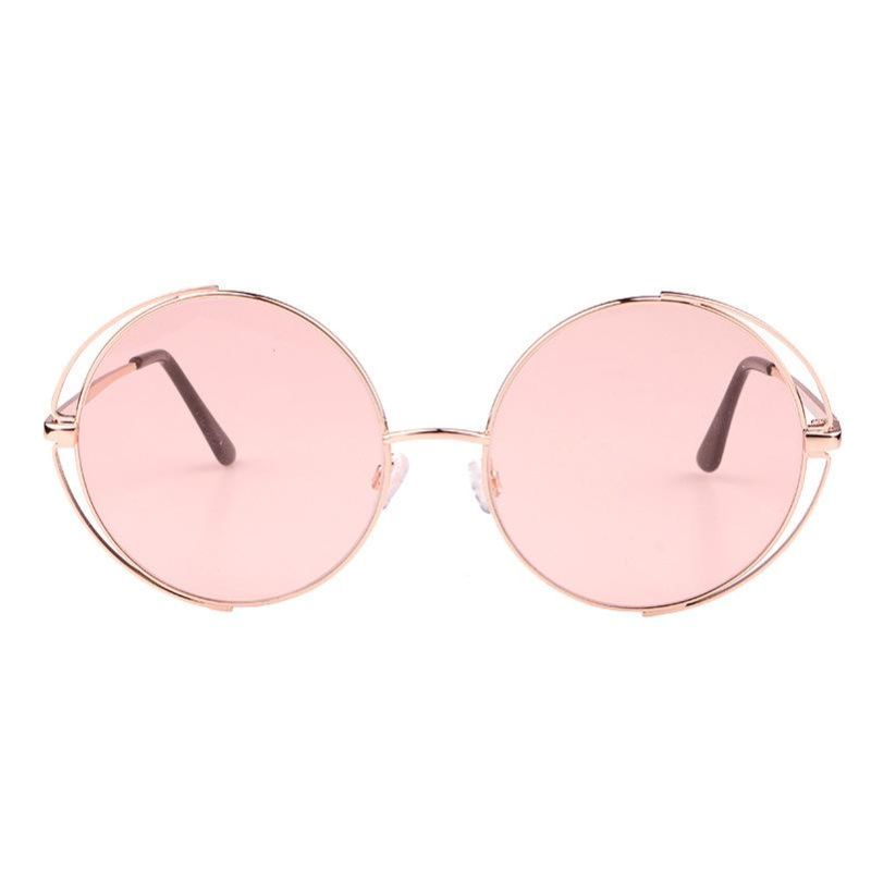 2018 Latest Round Vintage Metal Sunglasses