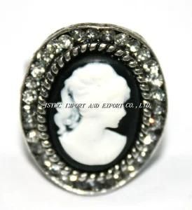 Fashion Ring with Alloy and Rhinestone (JSY-J0055)