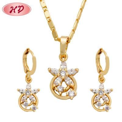 Wholesale Jewellrey 18K Gold Plated Pendant, Necklace, Earrings Jewelry Sets