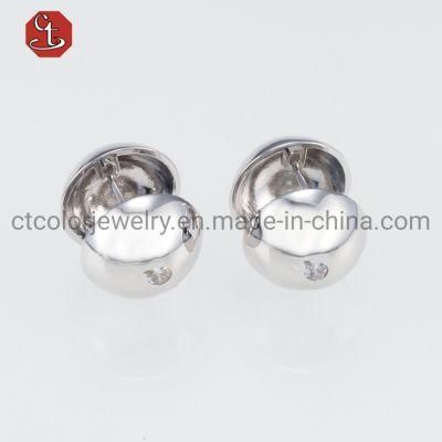 Wholesale High Quality Mini 925 Sterling Silver Fashion Jewelry Zirconia Stud Earring