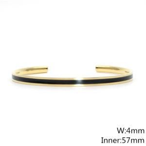 Fashion Jewelry Stainless Steel Cuff Bracelet with Glue 57X4mm