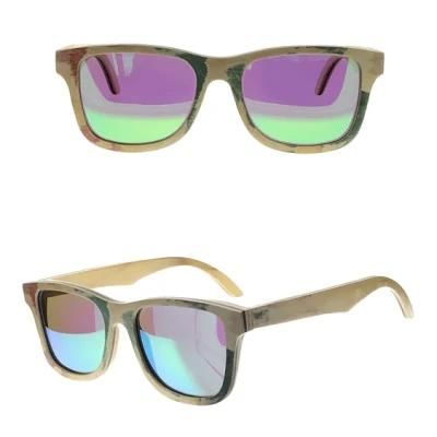 Antique Finish Vintage Wooden Fashion Sunglasses